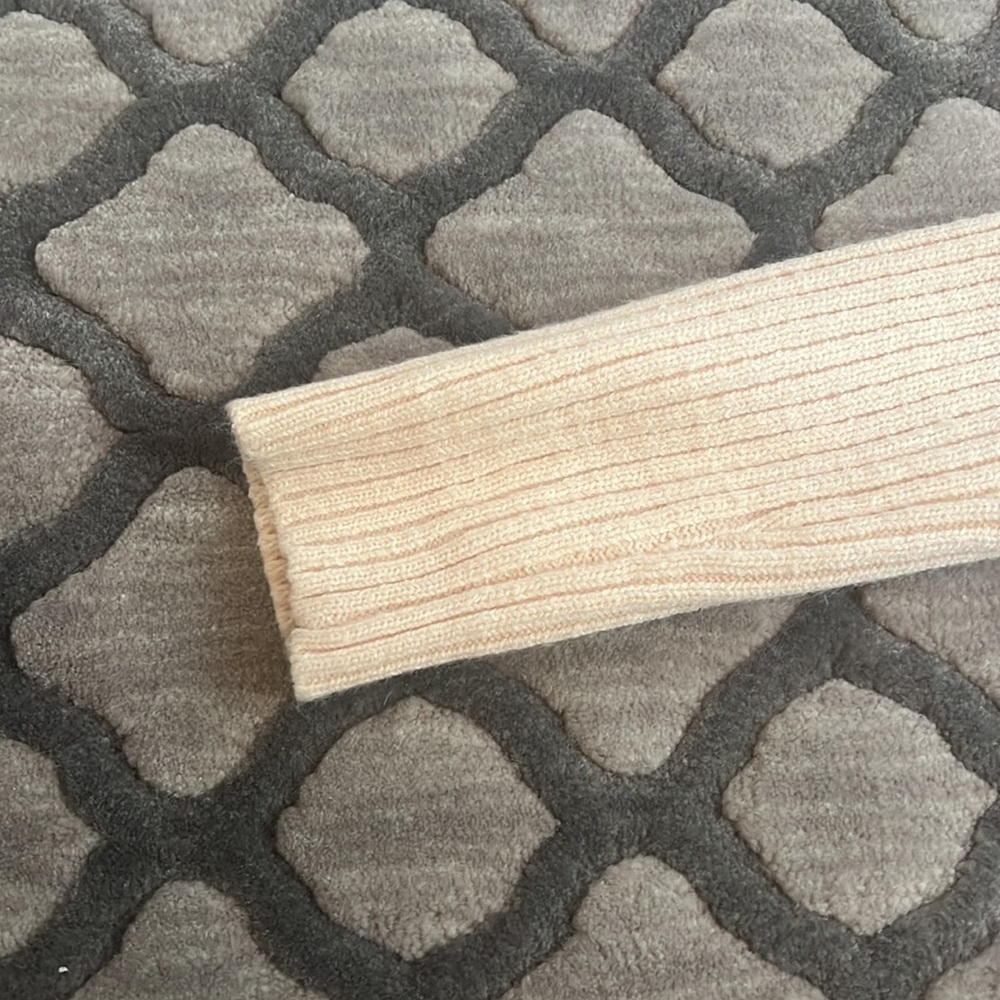 Long Sleeve Cropped Collared Sweater - image 3